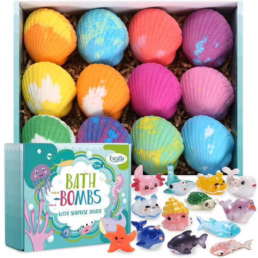 Organic Kids Bath Bombs with Surprise Inside